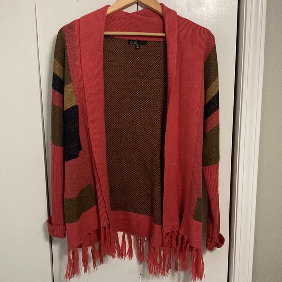 Fringe Patterned C. Luce Cardigan - Picture 4 of 4